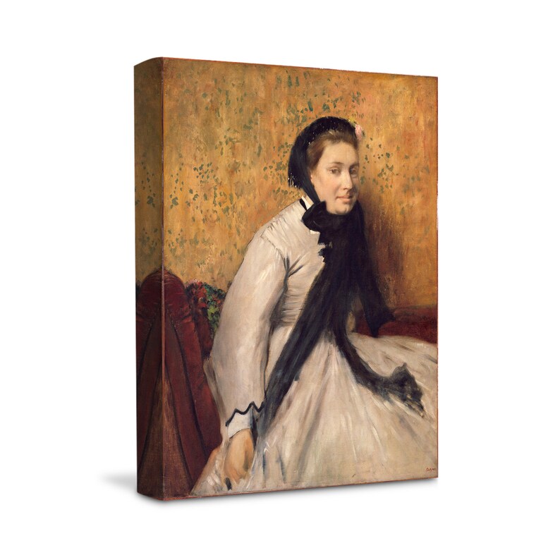 Degas, Edgar Portrait of a Woman in Gray Giclee-print-canvas