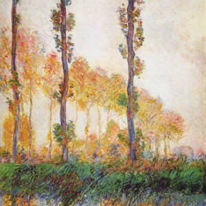 Monet, Claude - Poplars (autumn) ii