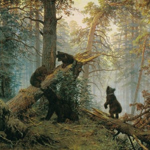 Savitsky, Konstantin - Morning in a Pine Forest