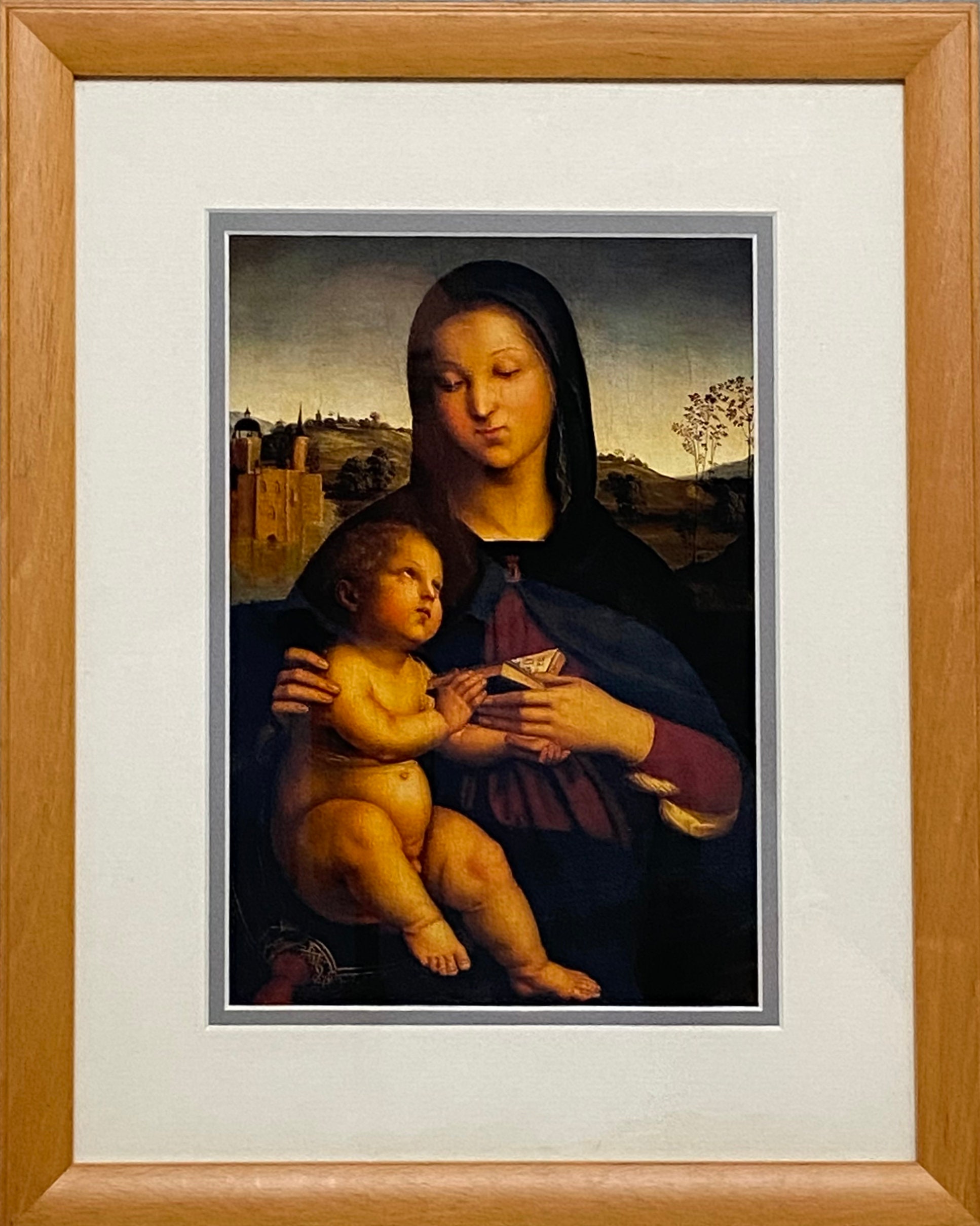 Raphael the Madonna and Child With the Book - Etsy