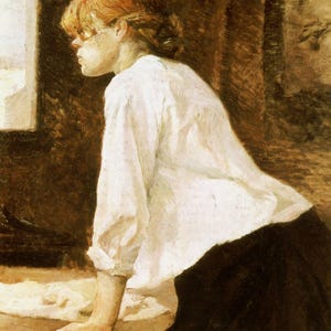 Toulouse-Lautrec, Henri de - La Blanchisseuse - The Laundress