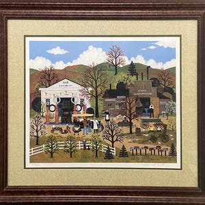Jane Wooster Scott - Hand Signed Limited Edition &quot;The First Service Station&quot;