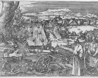 Dürer, Albrecht Landscape With a Large Cannon