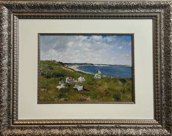 William Merritt Chase - Framed Giclee Print of Idle Hours