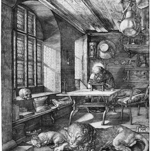 Dürer, Albrecht - Saint Jerome in His Study (Der Heilige Hieronymus-im-Gehäus)