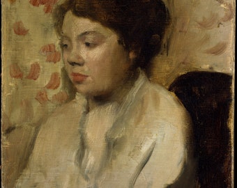 Degas, Edgar Portrait of a Young Woman