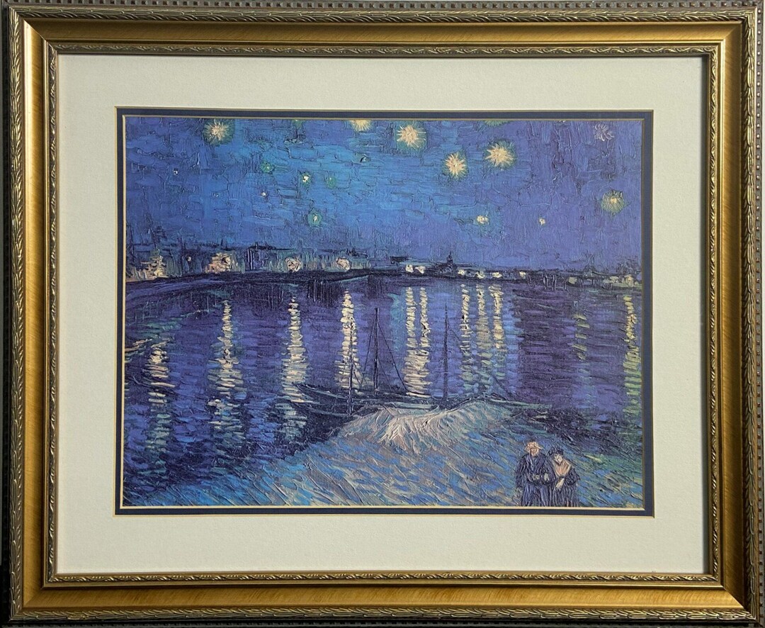 Vincent Van Gogh - Starry Night Over the Rhone - Etsy