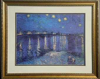 Vincent Van Gogh - Starry Night Over the Rhone