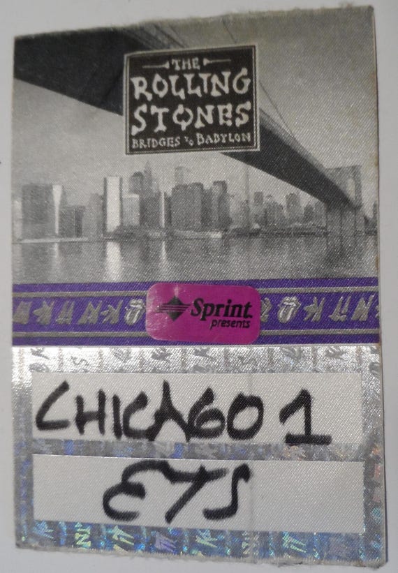 ローリングストーンズバックステージパス ローリングストーンズバックステージパス