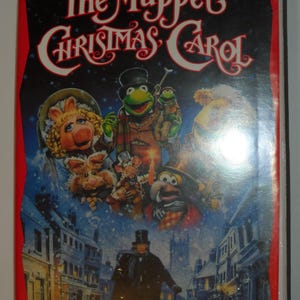 The Muppet Christmas Carol (VHS, 1993) Walt Disney Jim Henson vg+ #1729