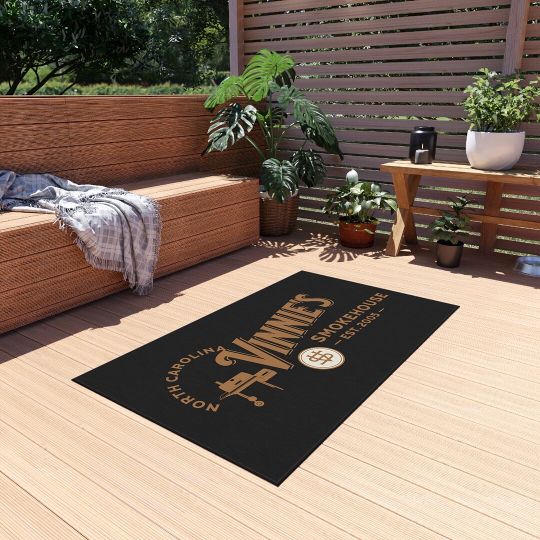 BBQ Décor Outdoor Rug for Backyard Parties Outdoor Barbecue Accessories