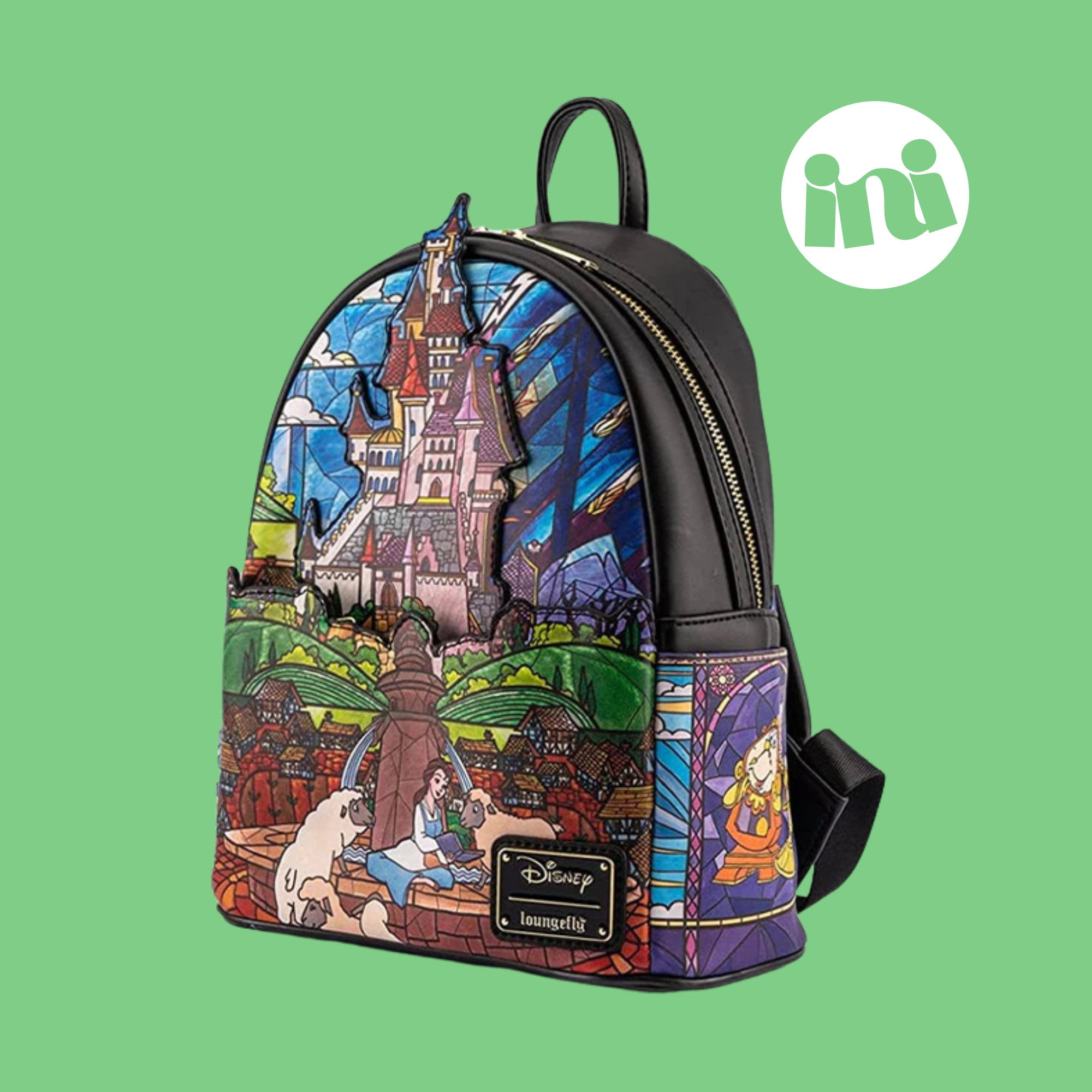 Disney Beauty and the Beast School Bags Teenager USB Charging Laptop  Backpack For Boys Girls Student Book Bag Mochila Travel Bag
