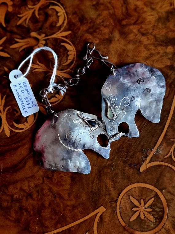 Bracciale argento Handcrafted Silver Statement Ne… - image 1