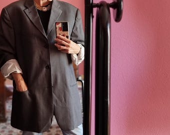 Vintage oversized blazer | Dalton & Forsythe-collectie | Cerruti superfijne wol | Italiaanse kleermakerij jaren 80-90
