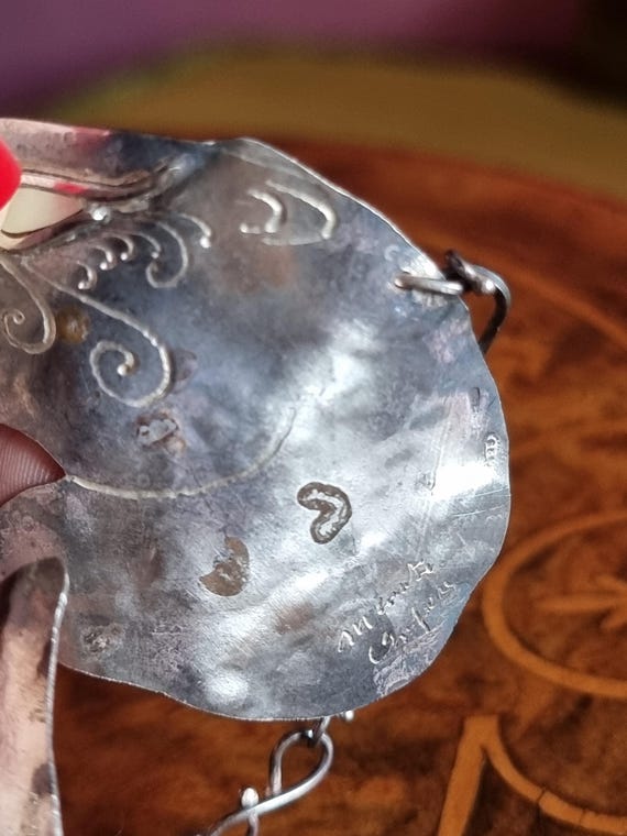 Bracciale argento Handcrafted Silver Statement Ne… - image 6