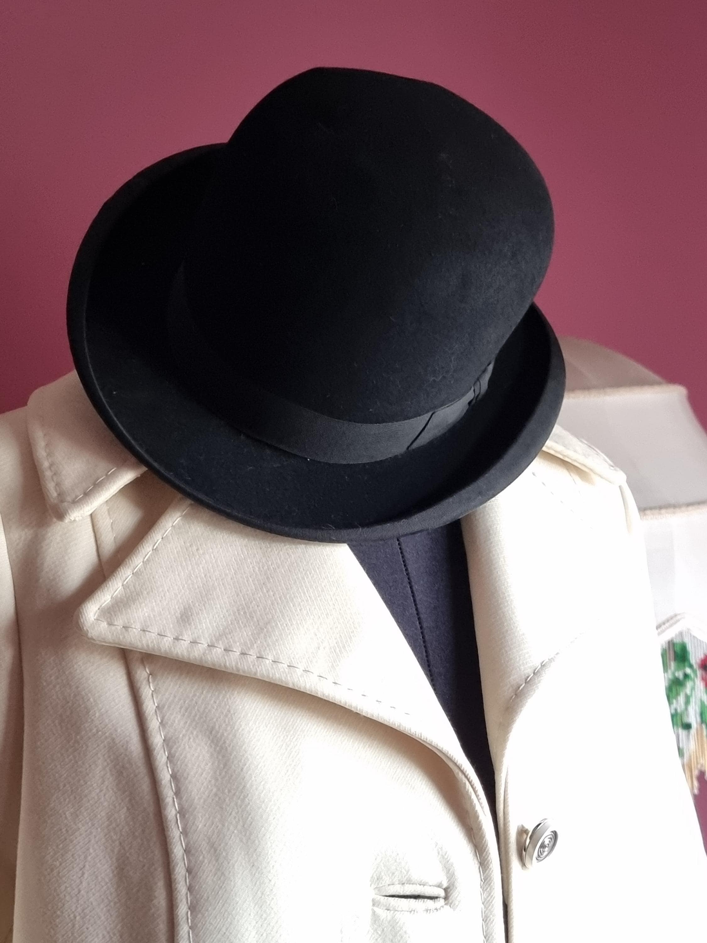Borsalino Bowler Hat - Etsy display picture 2
