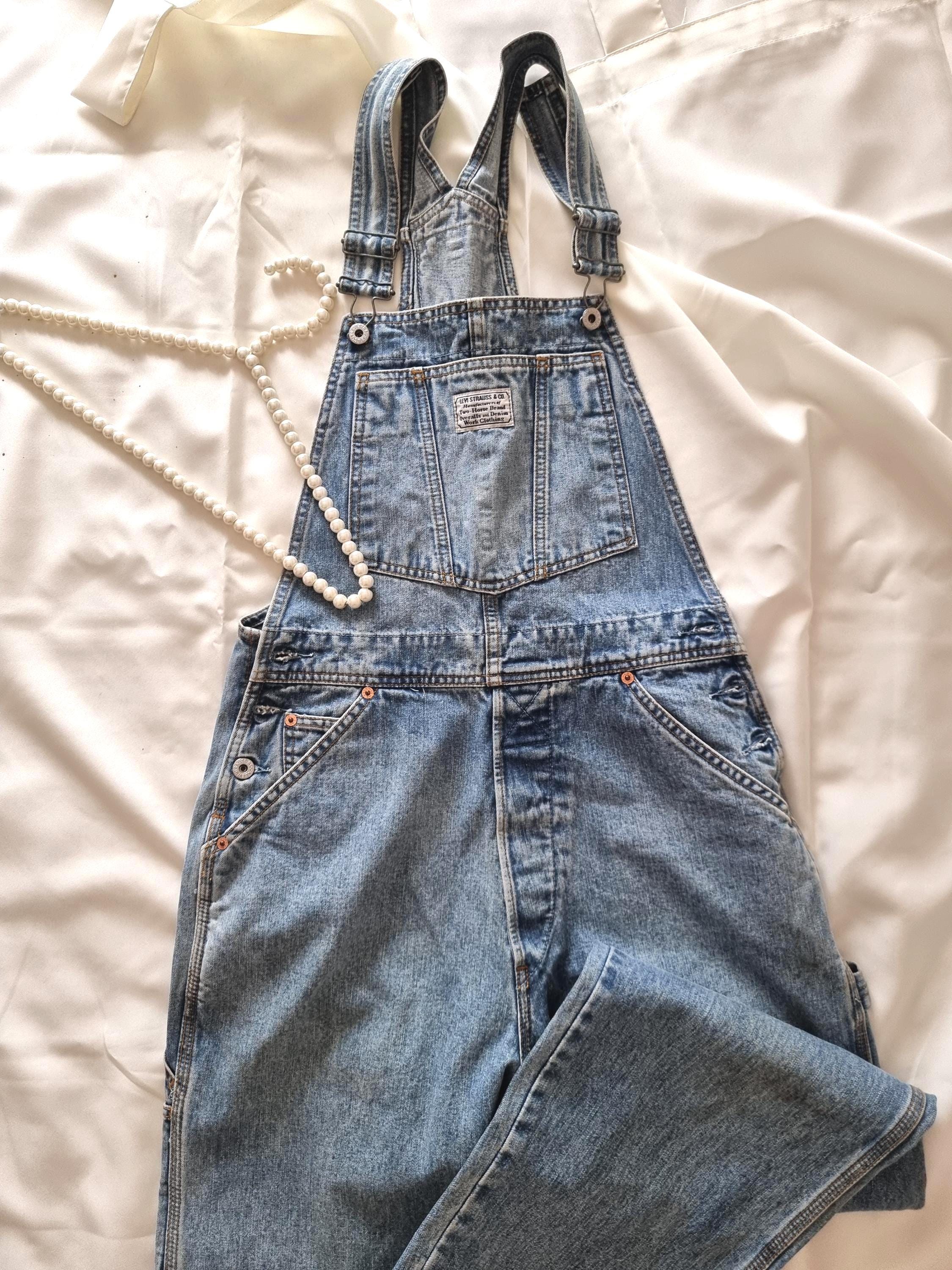 Lévi Strauss Jean Levis Bicolore Women's Light Blue Baggy Dad Fit