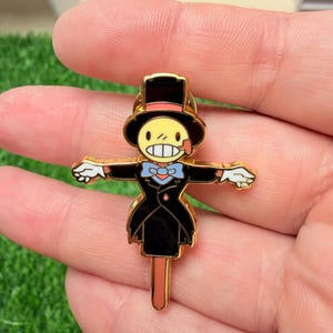 Studio Ghibli Enamel Pins - toroto, Calcifer, soot sprites, Turnip head, Jiji cat, Heen dog Turnip Head