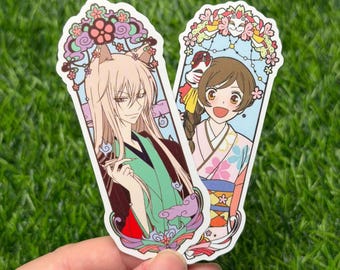 Kamisama Kiss Vinyl Waterproof Stickers, Tomoe and Nanami