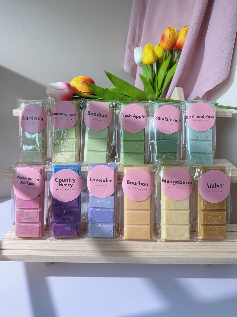 Wax Melt Wax Melt Snap Bars Choose Your Scent Highly Etsy