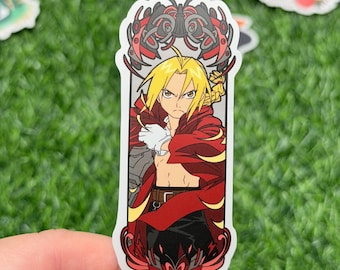 Fullmetal Alchemist Stickers , Edward Vinyl Waterproof Stickers