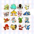 Pokemon Legendary enamel pins