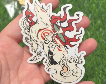 Okami  Vinyl Waterproof Stickers