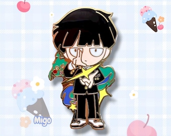 Mob Emaille Pin: Mob Psycho 100, Shigeo Kageyama