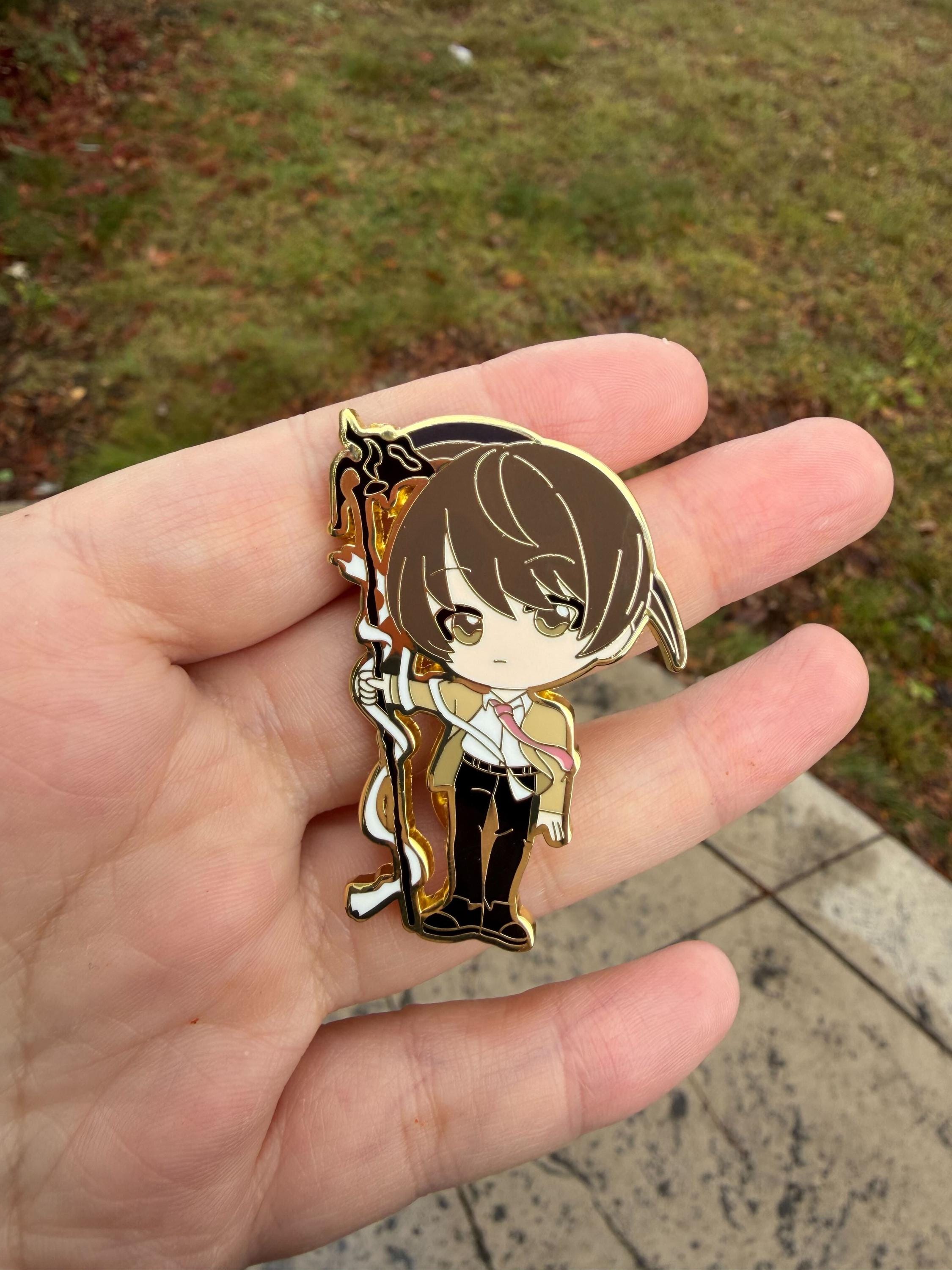 Light Yagami & L Enamel Pin Set | Death Note Pins - Etsy