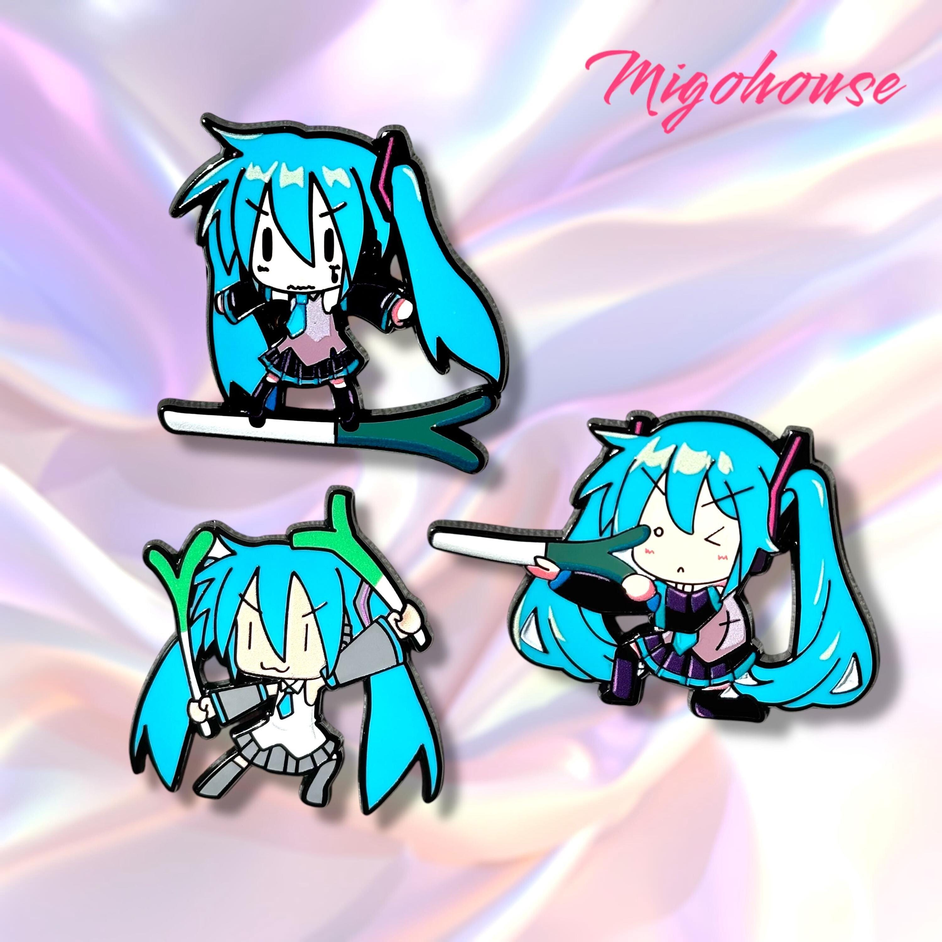 Hatsune Miku Enamel Pin: Virtual Vocalist, Kungfu Onion Miku - Etsy