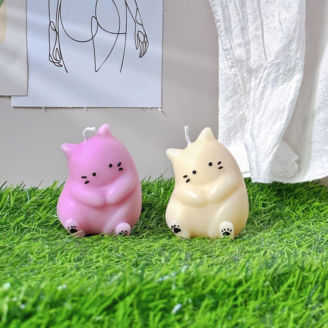 Cat Candle What Are You Waiting For Cat Gift Kitty Candle Cat Gifts 