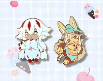 Made in Abyss enamel pin , Nanachi and Faputa pin