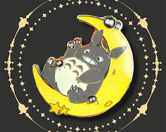 Totoro Enamel Pin | Studio Ghibli, Moon