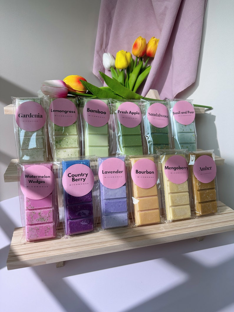 Wax Melt Wax Melt Snap Bars Choose Your Scent Highly Etsy