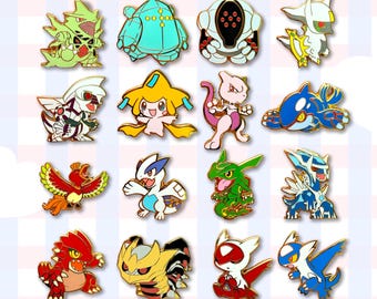 Poke monster  Legendary enamel pins