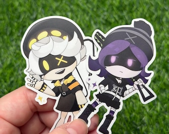Murde Drones Vinyl  waterproof Sticker, N and Uzi