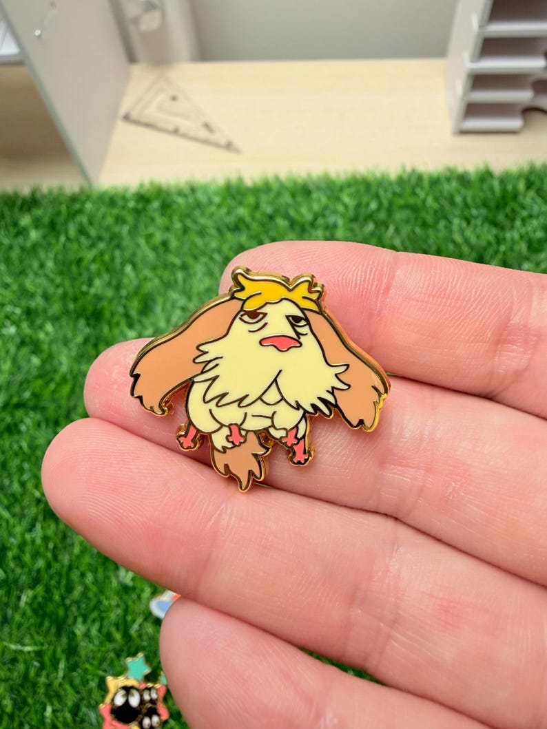 Studio Ghibli Enamel Pins - toroto, Calcifer, soot sprites, Turnip head, Jiji cat, Heen dog Heen Dog