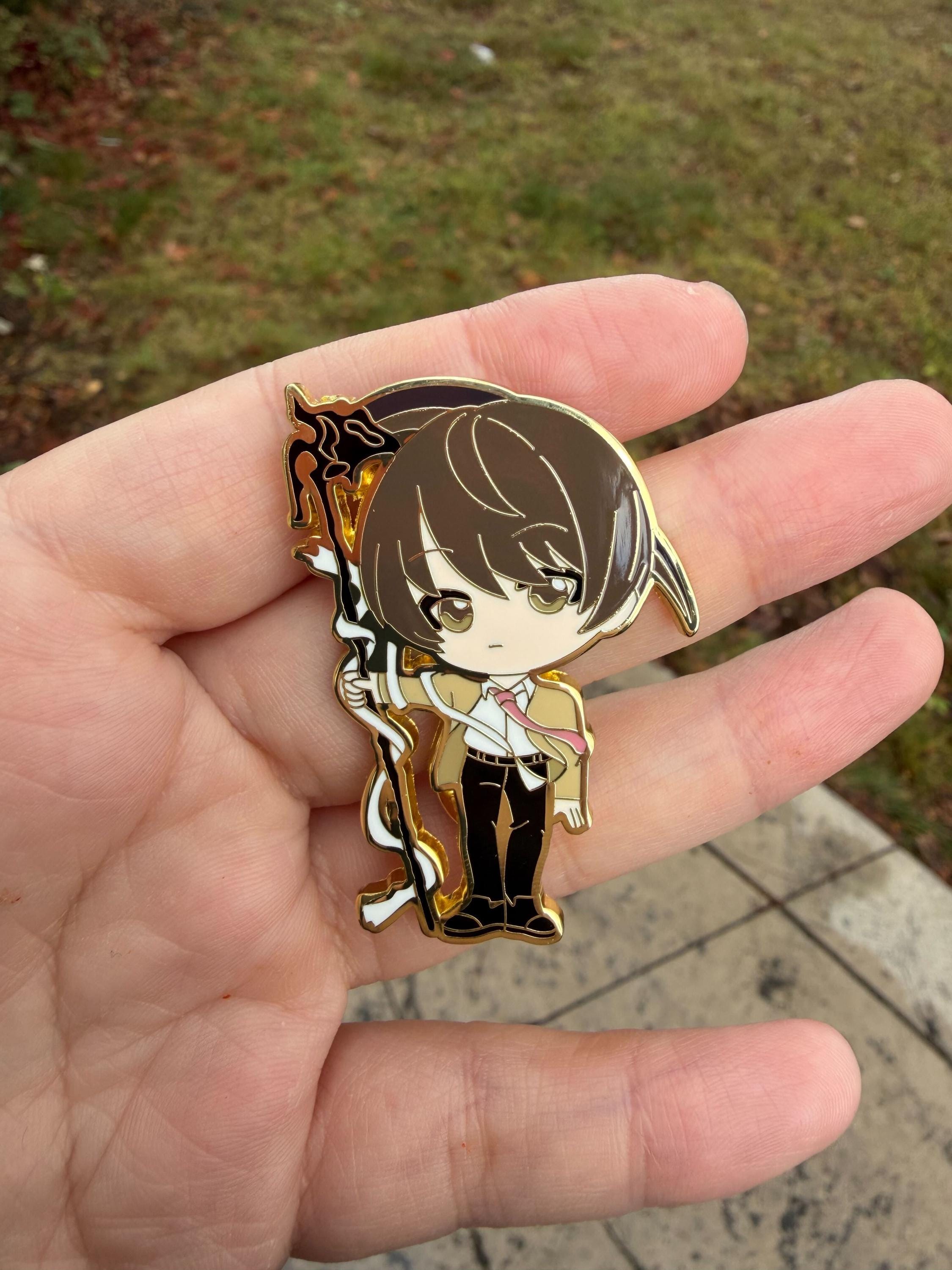 Light Yagami & L Enamel Pin Set | Death Note Pins - Etsy