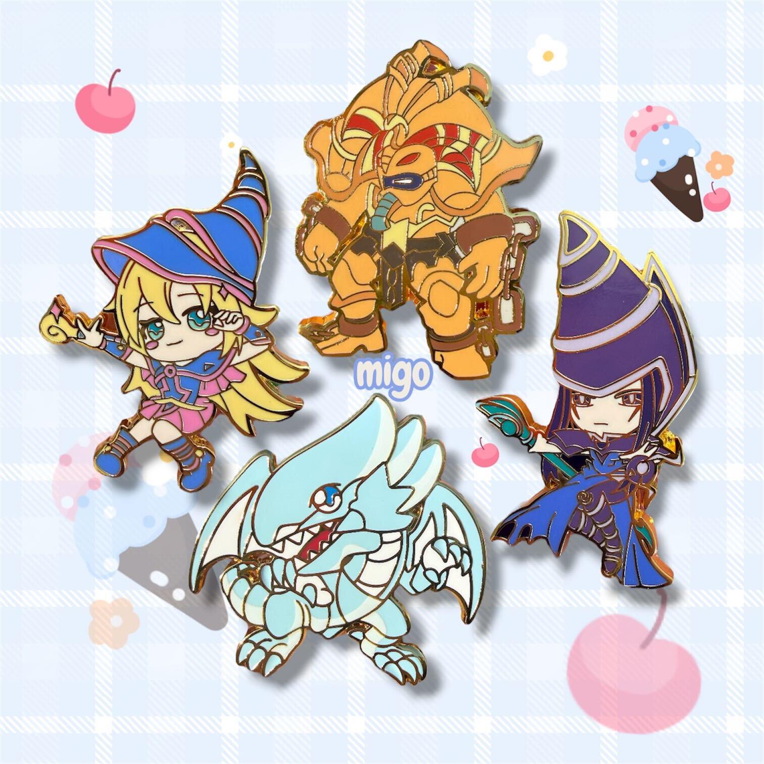 yugioh card pins Dark Magician Girl Love Yu Gi Oh Cartoon Card Game Enamel Pins Hat Pins Lapel Pin Brooch Badge Festival Pin main image 0