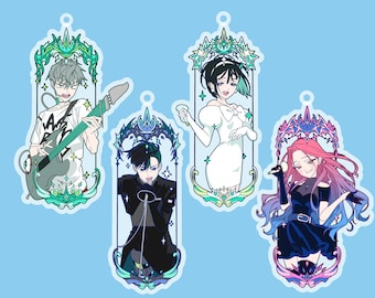 Alien stage Acrylic charms , Mizi, Sua, Till, Ivan