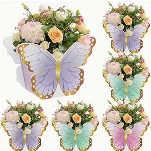 FEESTDOOSJES - Elegante vlindergeschenkverpakkingen van 12 stuks - Perfect voor alle speciale gelegenheden - Ideaal voor tafeldecoraties en feestdecoraties