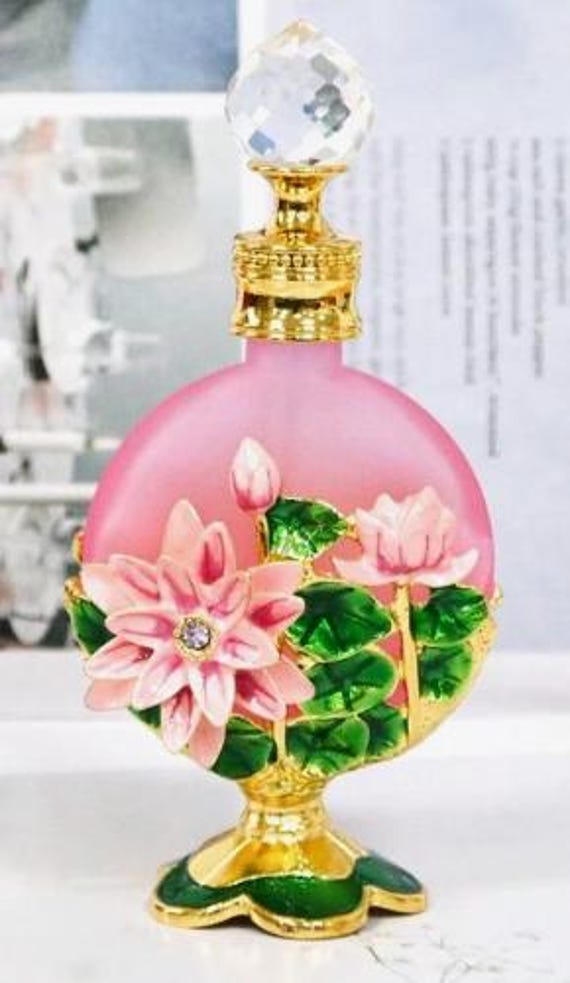 Crystal Perfume Flower Shaped Perfume Bottle Wholesale Luxury