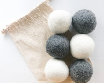 Wool Dryer Balls set of 6