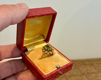 素敵なヴィンテージリングボックス。婚約指輪に最適なヴィンテージジュエリーボックスです。