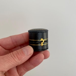 Vintage Style Ring Box for a wedding or engagement ring. Small Victorian style Jewellery Box. Antique Style Jewelry Box