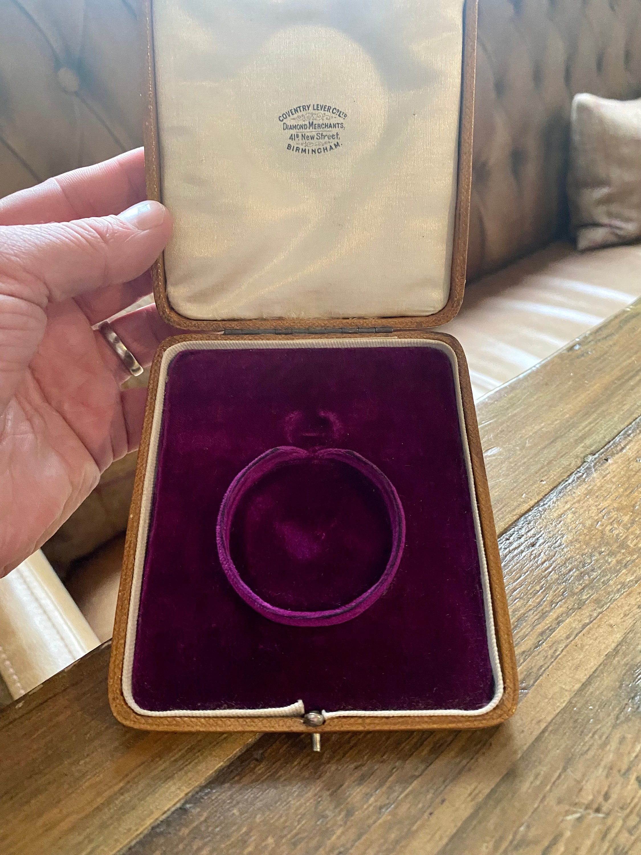 Leather Antique Jewelry Box. Pocket Watch Case. Quality Etsy