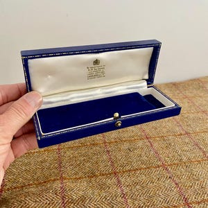 Quality Vintage Jewelry Box. Garrard & Co Jewellers by Appointment to the Queen. Vintage Watch Box