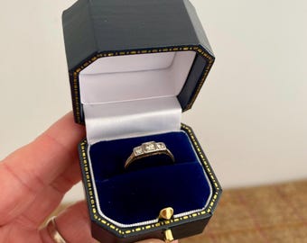 Vintage Style Ring Box. Antique Style Jewelry Box for a Wedding