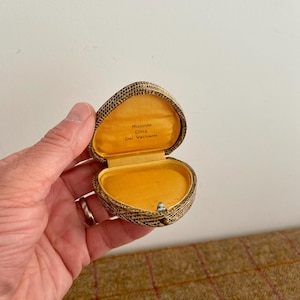 Bellissimo portagioie vintage. Piccolo portagioie antico. Portagioie italiano.