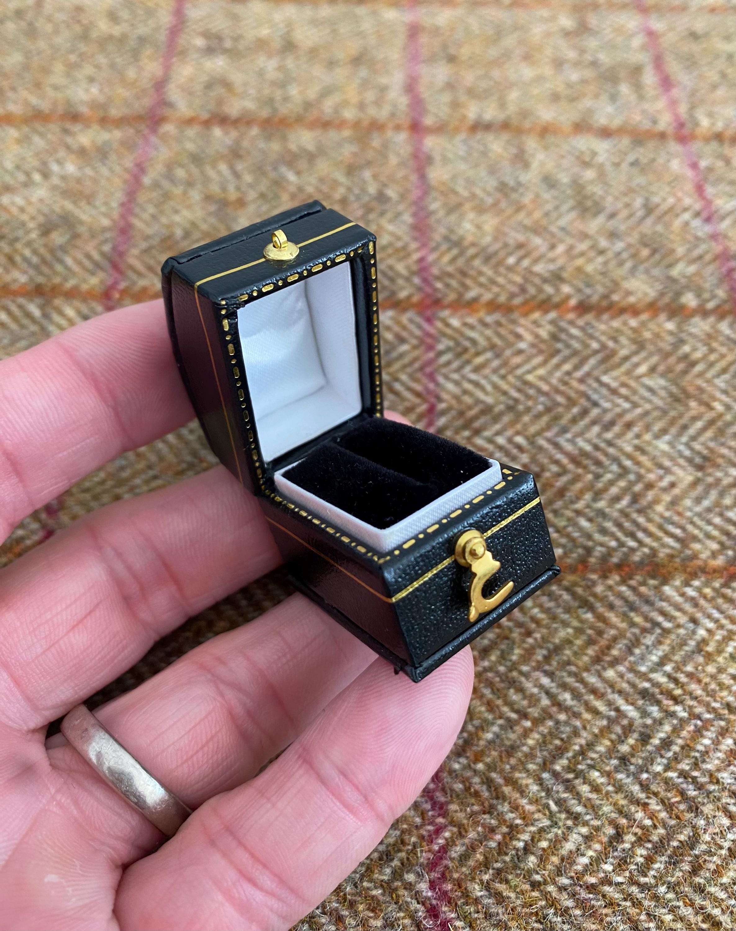 Vintage Style Ring Box for a Wedding or Engagement Ring